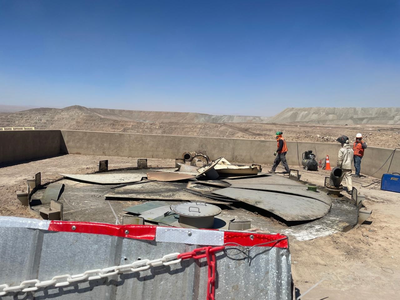 Desarme de componente en altura